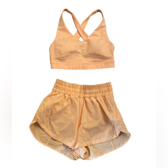 lululemon athletica Pants - Lululemon Summer Glow Bra and Shorts